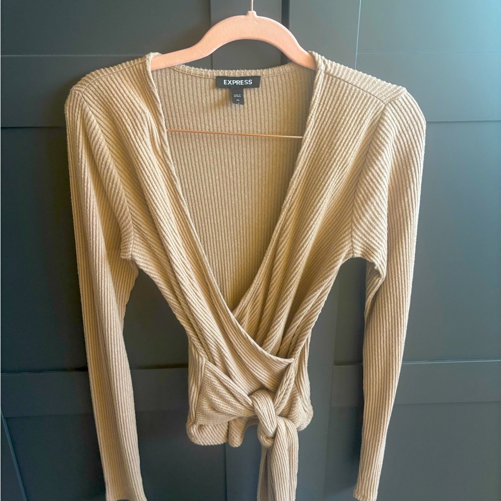 Express Wrap Tie Shirt